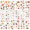 Wrapables Washi Stickers Sets for Scrapbooking, DIY Crafts for Stationery, Diary, Card Making